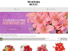 Tablet Screenshot of lubbocktownsouthflowers.com
